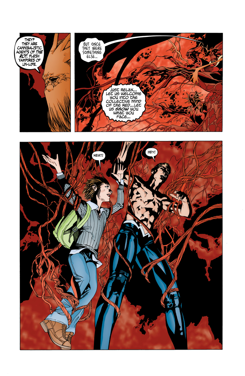 Illustration for article titled Read an exclusive, viscera-and-guts-filled preview of DC Comics' Animal Man!